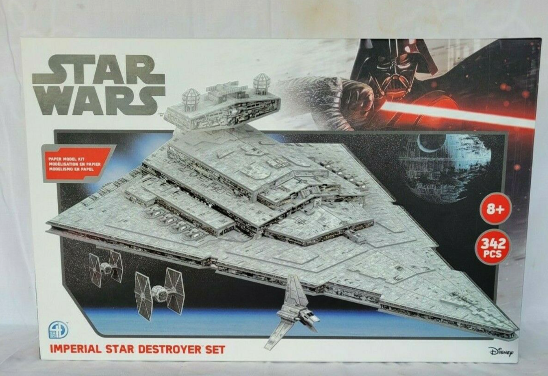 Star Wars Imperial Star Destroyer 3D Paper Model Kit 4 Models 342Pcs ...
