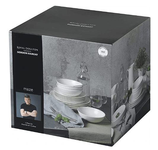 Gordon Ramsay by Royal Doulton Maze 11-Piece Cookware Set with Bonus,  Waterford